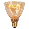 GO90 filamenta LED spuldze E27 3,5 W 2200K 210 lm dzintara (Lucide)
