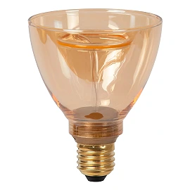 GO90 filamenta LED spuldze E27 3,5 W 2200K 210 lm dzintara (Lucide)