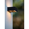 GOA LED outdoor wall light 1 x 10 W 3000K anthracite (Lucide)