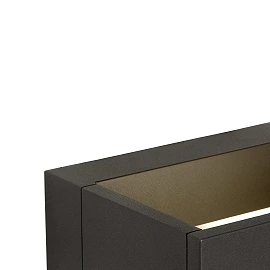 GOA LED outdoor wall light 1 x 10 W 3000K anthracite (Lucide)