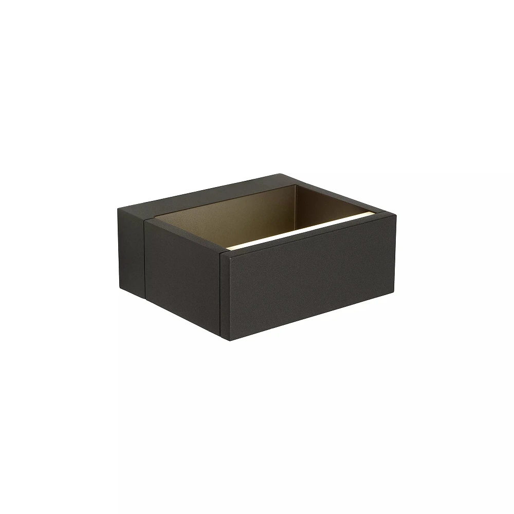 GOA LED outdoor wall light 1 x 10 W 3000K anthracite (Lucide)
