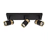 GORIK ceiling spotlight 3xGU10 black (Lucide)