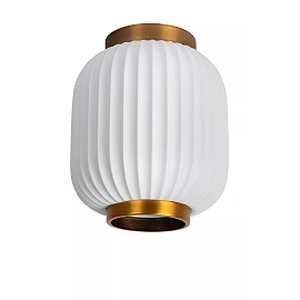 GOSSE flush ceiling light 1x40 W E27 Ø19.5 cm white (Lucide)