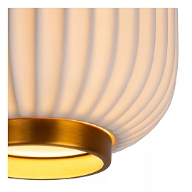 GOSSE flush ceiling light 1x40 W E27 Ø19.5 cm white (Lucide)