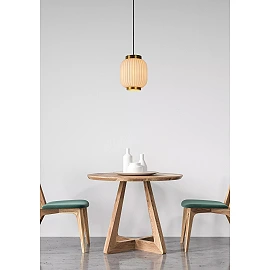 GOSSE pendant light 1x40 W E27 Ø19.5 cm white (Lucide)