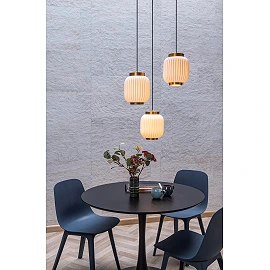 GOSSE pendant light 3x40 W E27 54.5 cm white (Lucide)