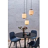 GOSSE pendant light 3x40 W E27 54.5 cm white (Lucide)