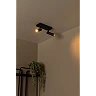 GRADO ceiling spotlight 2xGU10 (MR11) black (Lucide)