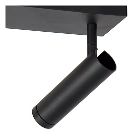 GRADO ceiling spotlight 2xGU10 (MR11) black (Lucide)