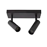 GRADO ceiling spotlight 2xGU10 (MR11) black (Lucide)