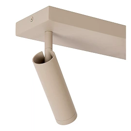 GRADO ceiling spotlight 2xGU10 (MR11) taupe (Lucide)