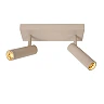 GRADO ceiling spotlight 2xGU10 (MR11) taupe (Lucide)