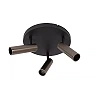 GRADO ceiling spotlight 3xGU10 (MR11) grey iron (Lucide)
