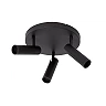 GRADO ceiling spotlight 3xGU10 (MR11) black (Lucide)
