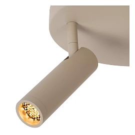 GRADO ceiling spotlight 3xGU10 (MR11) taupe (Lucide)