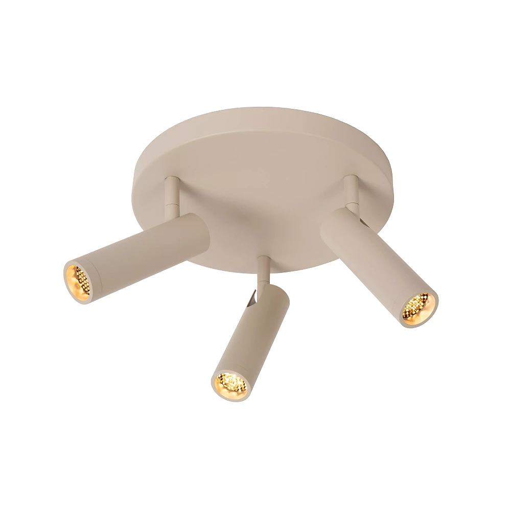 GRADO ceiling spotlight 3xGU10 (MR11) taupe (Lucide)