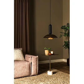 GRANTHAM piekaramā lampa Ø40 cm 1xE27 40 W kafijas krāsā (Lucide)