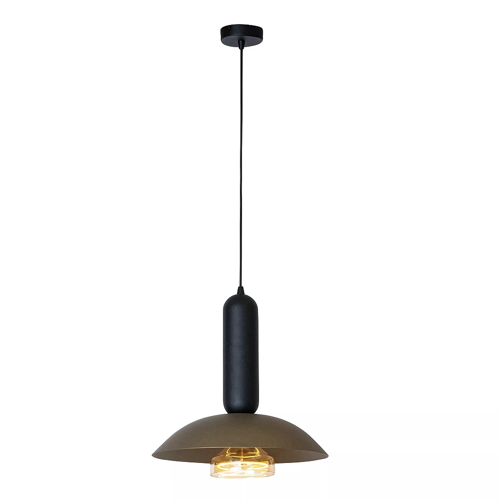 GRANTHAM piekaramā lampa Ø40 cm 1xE27 40 W kafijas krāsā (Lucide)