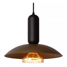 GRANTHAM piekaramā lampa 2xE27 40 W kafijas/melnā krāsā (Lucide)