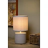 GREASBY table lamp Ø14 cm 1 x 40 W E14 grey (Lucide)