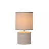 GREASBY table lamp Ø14 cm 1 x 40 W E14 cream (Lucide)