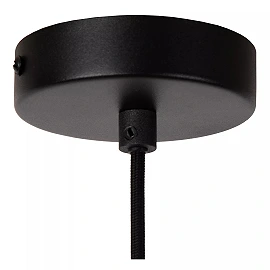 GREGORY piekaramā lampa 3x60 W E27 Ø34.3 cm melna (Lucide)