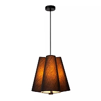 GREGORY piekaramā lampa 3x60 W E27 Ø34.3 cm melna (Lucide)