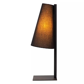 GREGORY galda lampa 1x60 W E27 18×18 cm melna (Lucide)