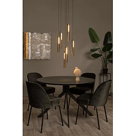 GRIFFITH piekaramā lampa Ø38 cm LED 6 x 6W CCT bronzas krāsā (Lucide)