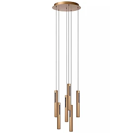GRIFFITH piekaramā lampa Ø38 cm LED 6 x 6W CCT bronzas krāsā (Lucide)