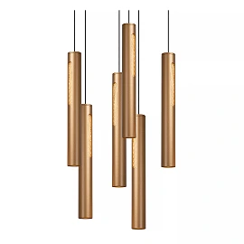 GRIFFITH piekaramā lampa Ø38 cm LED 6 x 6W CCT bronzas krāsā (Lucide)