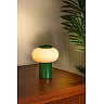 GUSTAV Rechargeable table lamp Ø8 cm LED dim 1x0.8W 2700K Green (Lucide)
