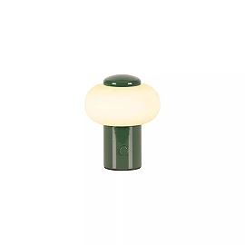 GUSTAV Rechargeable table lamp Ø8 cm LED dim 1x0.8W 2700K Green (Lucide)
