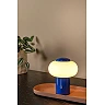 GUSTAV Rechargeable table lamp Ø8 cm LED dim 1x0.8W 2700K Blue (Lucide)