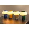 GUSTAV Rechargeable table lamp Ø8 cm LED dim 1x0.8W 2700K Blue (Lucide)