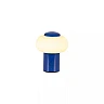 GUSTAV Rechargeable table lamp Ø8 cm LED dim 1x0.8W 2700K Blue (Lucide)