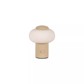 GUSTAV Rechargeable table lamp Ø8 cm LED dim 1x0.8W 2700K Cream (Lucide)