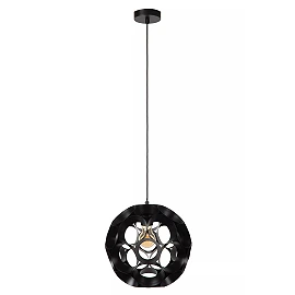 HANNELORE pendant light Ø 30 cm 1xE27 black (Lucide)