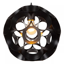 HANNELORE pendant light Ø 30 cm 1xE27 black (Lucide)