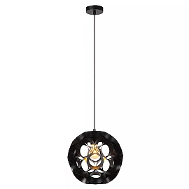 HANNELORE pendant light Ø 30 cm 1xE27 black (Lucide)