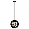 HANNELORE pendant light Ø 30 cm 1xE27 black (Lucide)