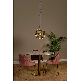 HANNELORE pendant light Ø 40 cm 1xE27 matt gold / brass (Lucide)