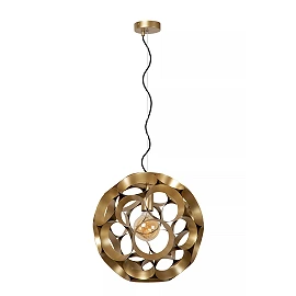 HANNELORE pendant light Ø 40 cm 1xE27 matt gold / brass (Lucide)