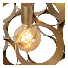 HANNELORE pendant light Ø 40 cm 1xE27 matt gold / brass (Lucide)