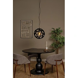 HANNELORE pendant light Ø 40 cm 1xE27 black (Lucide)