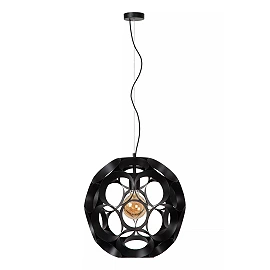 HANNELORE pendant light Ø 40 cm 1xE27 black (Lucide)