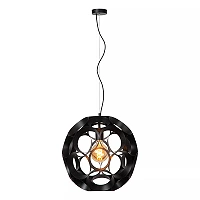 HANNELORE pendant light Ø 40 cm 1xE27 black (Lucide)