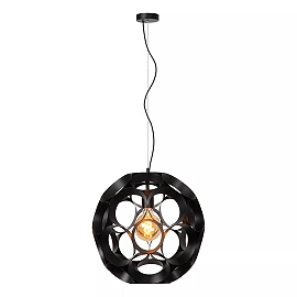 HANNELORE pendant light Ø 40 cm 1xE27 black (Lucide)