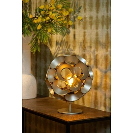 HANNELORE table lamp Ø 25 cm 1xE27 matt gold / brass (Lucide)