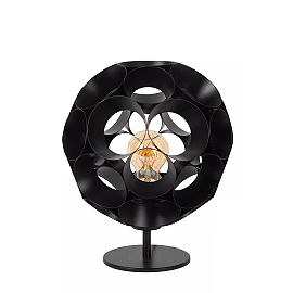 HANNELORE table lamp Ø 25 cm 1xE27 black (Lucide)